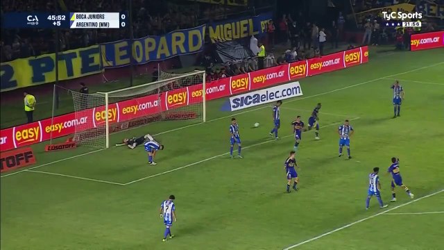 TyC Sports - ¡ASÍ FUE EL PRIMERO DE BOCA! Aguirre desbordó, tiró el pase atrás y el Changuito