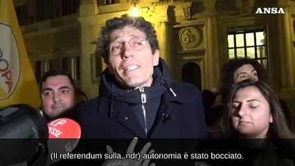 Referendum sull'Autonomia respinto, Magi: "Servira' piu' mobilitazione"