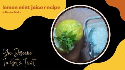 Lemon Mint Juice Recipe – Refreshing and Cooling