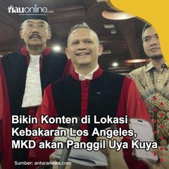 Bikin Konten di Lokasi Kebakaran Los Angeles, MKD akan Panggil Uya Kuya