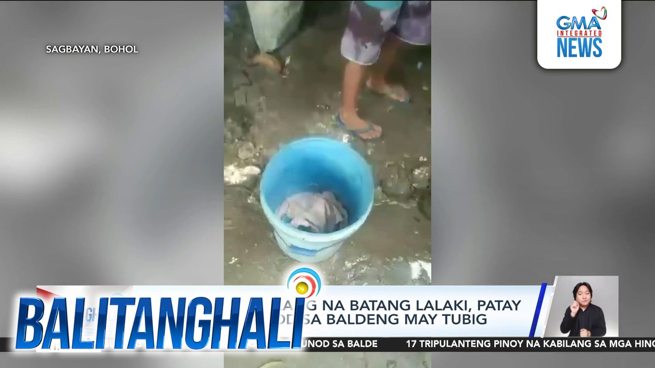 Isang taong gulang na batang lalaki, patay matapos malunod sa baldeng may tubig | Balitanghali