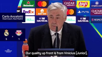 'They all perfectly combine' - Ancelotti full of praise for Real Madrid attack