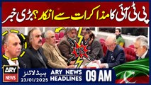 PTI and PML-N negotiations take a new turn - ARY News 9 AM Headlines | 23rd JAN 2025