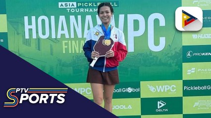 Filipina netter Clarice Patrimonio, wagi ng Gold at Bronze medals sa 2025 World Pickleball Championship