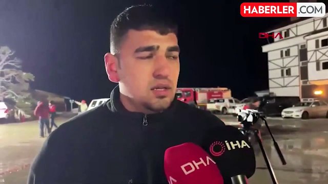 Yangından kurtulan otel personeli dehşet anlarını anlattı: İnsanlar çocuklarını aşağıya attı