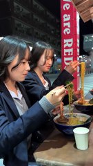 Putting love into each bowl of ramen 🍜 Exquisite ramen that will warm your body and soul, served at a parent-child, handmade food stall