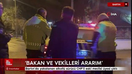 Bartın'da yakalanan alkollü sürücü CHP'li eski meclisi üyesi çıktı