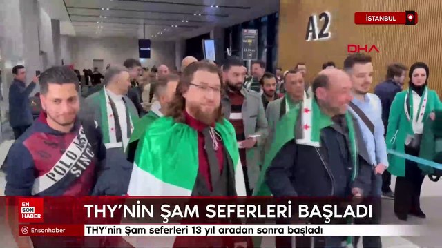 THY'nin Şam seferleri 13 yıl aradan sonra başladı