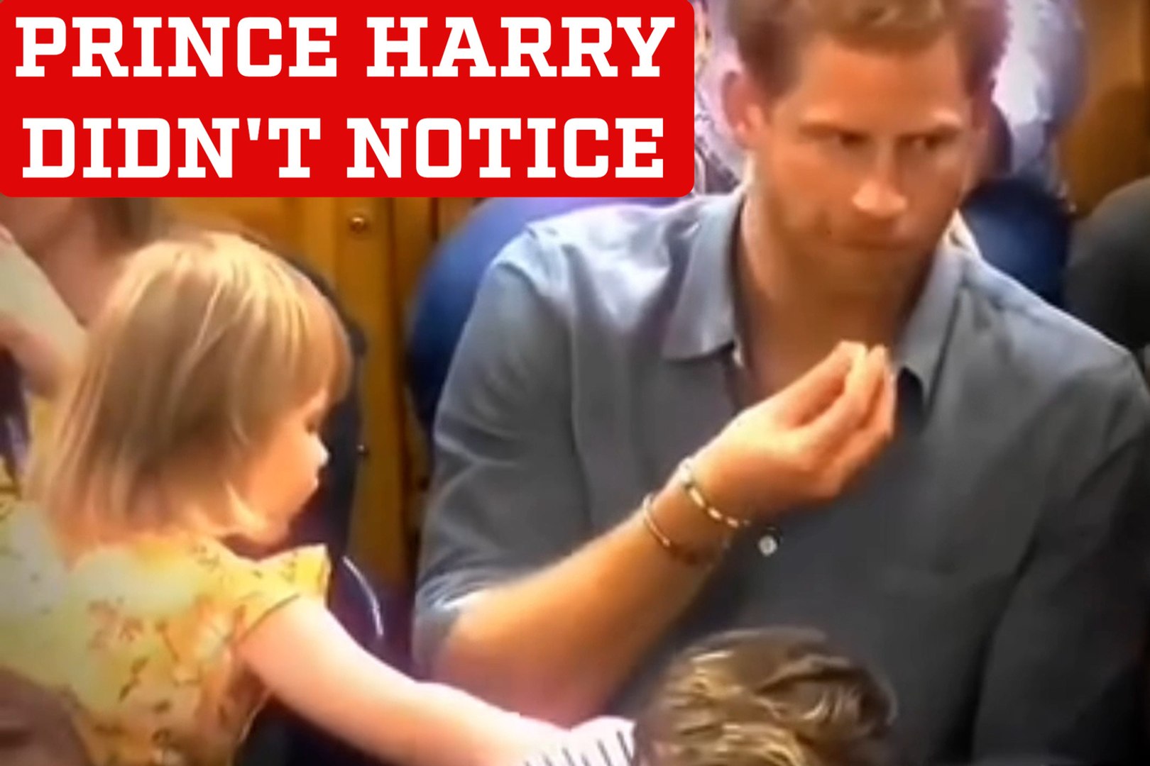 Prince Harry and his sweet viral moment: he pretends not to notice a little girl's adorable 'theft'