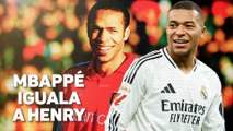 MBAPPÉ iguala a THIERRY HENRY en CHAMPIONS LEAGUE