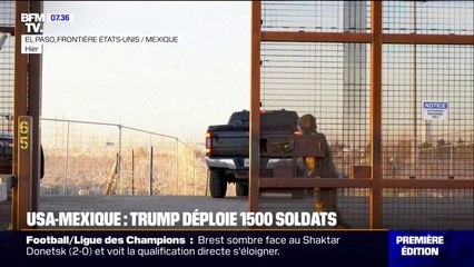 Immigration: Donald Trump envoie 1.500 soldats supplémentaires à la frontière avec le Mexique