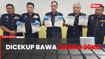 Kelindan lori dicekup polis ketika angkat dadah hampir 20kg dalam kereta