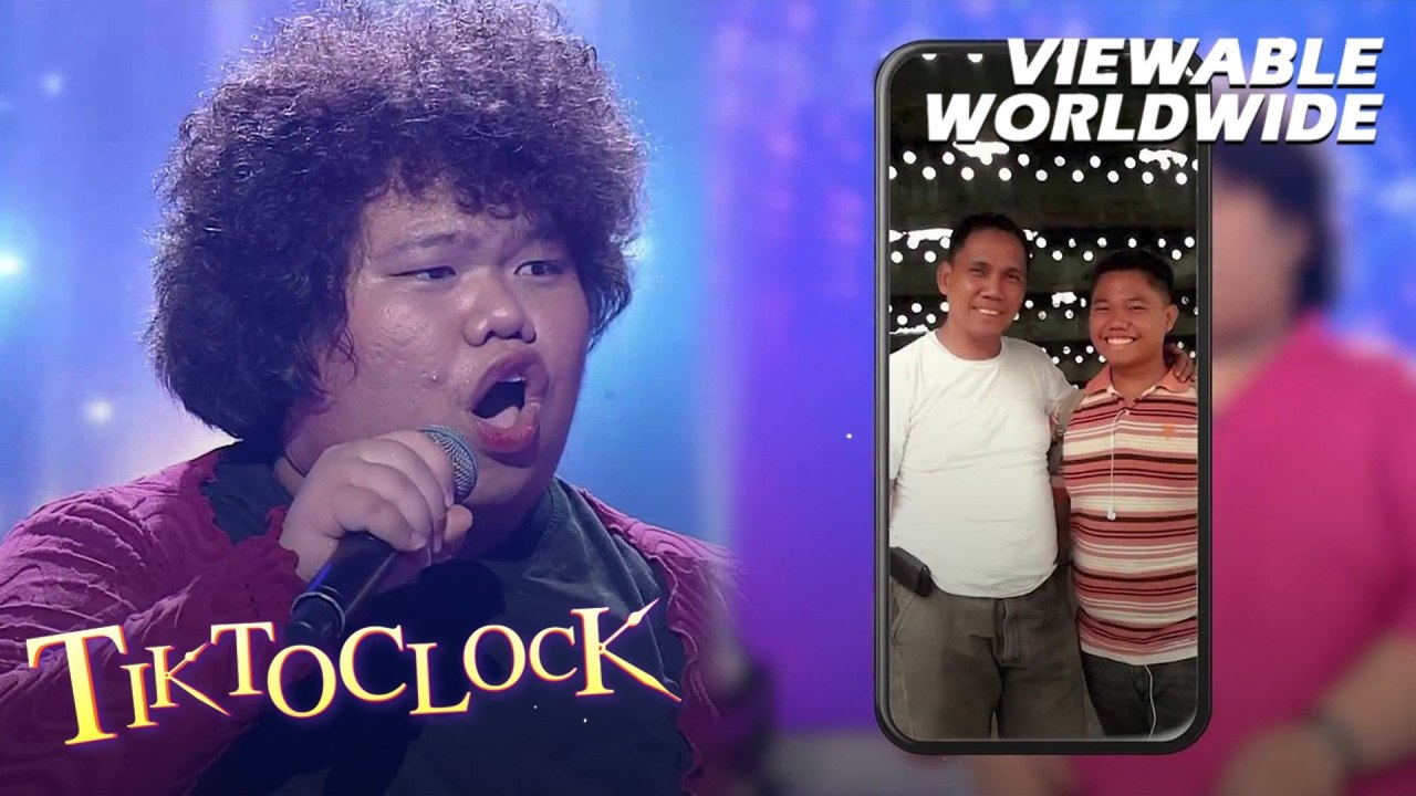 TiktoClock: Konteserong MISS NA MISS ang ama niya!