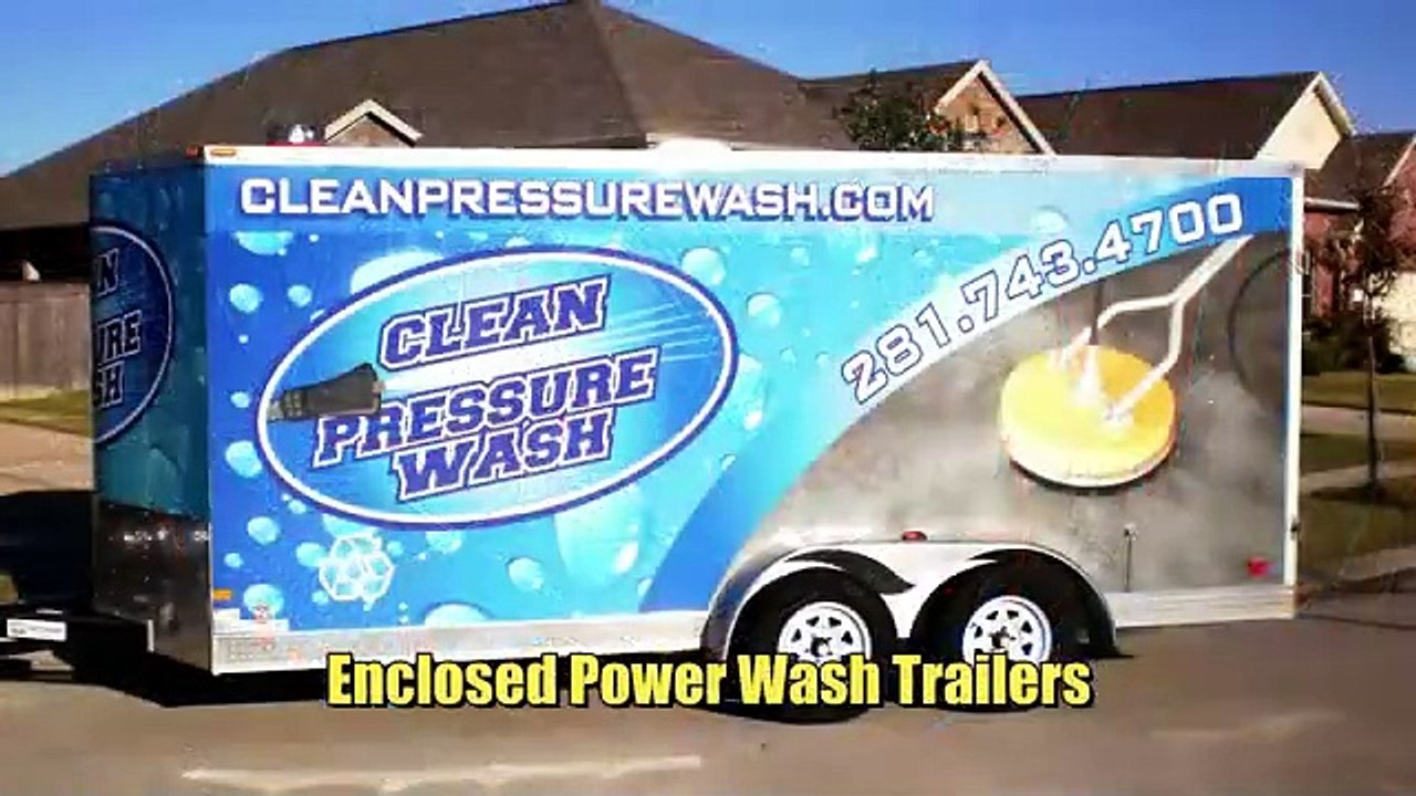 Trailer Mounted Power Washer by Powerline Industries with 35HP Soft wash system