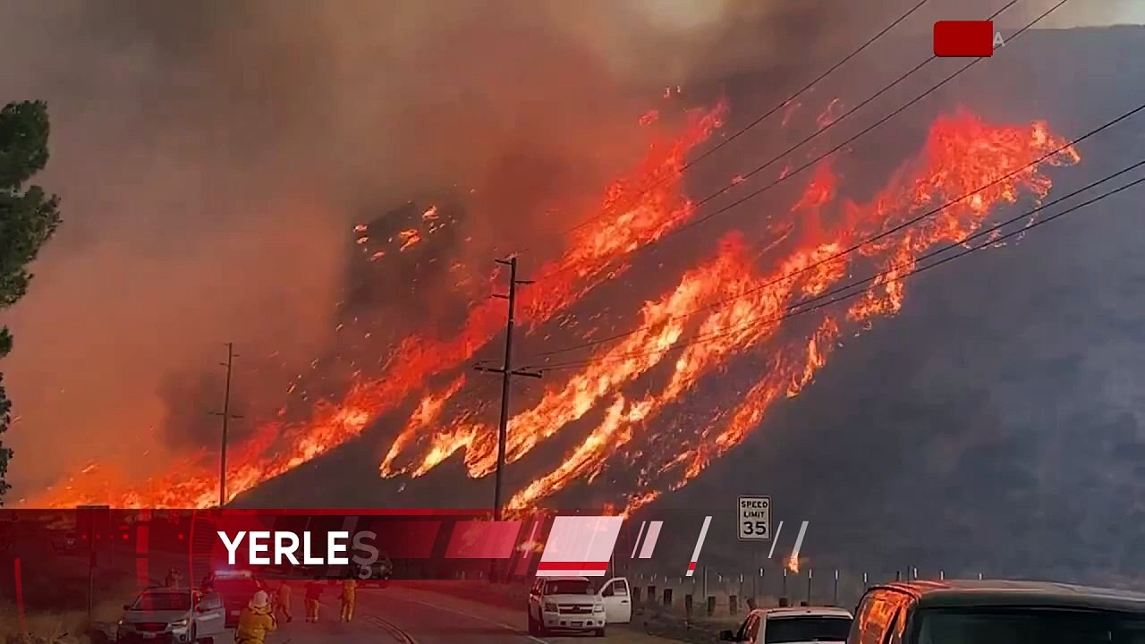 Los Angeles'ta tekrar başlayan yangın büyüdü: Yerleşim yerlerini tehdit ediyor