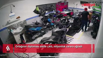 Ortağının diploması sahte çıktı, milyonluk zarara uğradı
