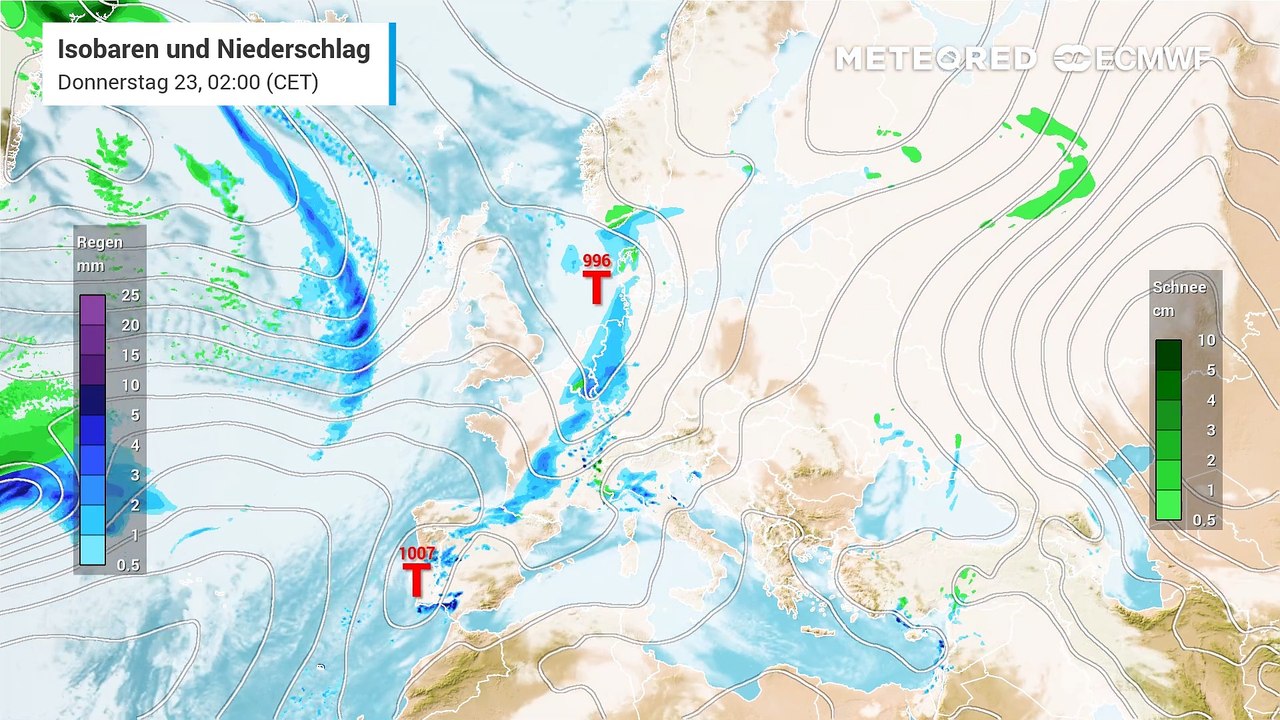 Orkan zieht bei Irland auf - Böen über 200 km/h!