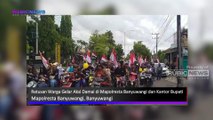 Kritisi Peredaran Minuman Beralkohol dan Maraknya Tempat Hiburan Malam, Ratusan Warga Gelar Aksi Damai di Mapolresta Banyuwangi dan Kantor Bupati