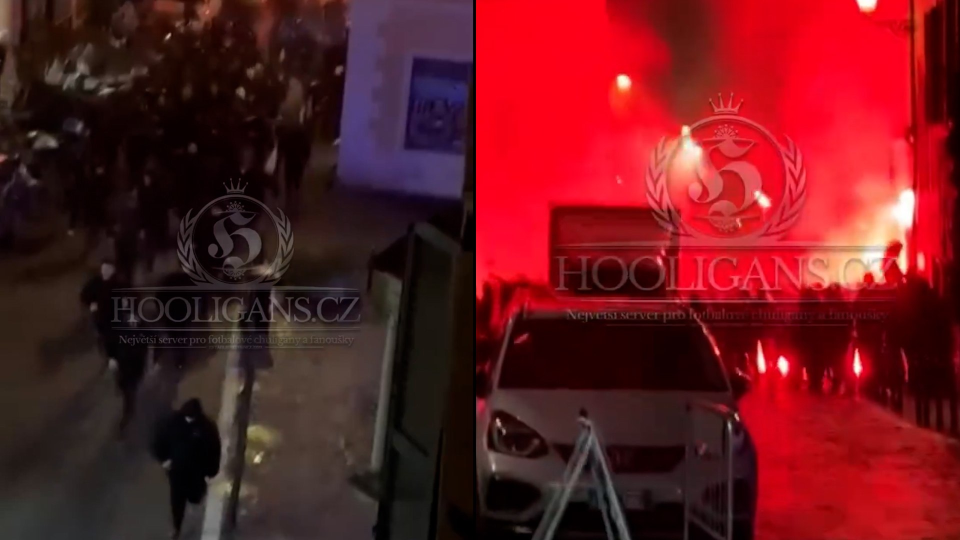 Multitudinaria pelea entre ultras de la Lazio y la Real Sociedad: hay dos españoles heridos graves