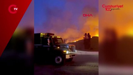 Los Angeles’ta yeni yangın: Rüzgarlar nedeniyle hızla yayıldı