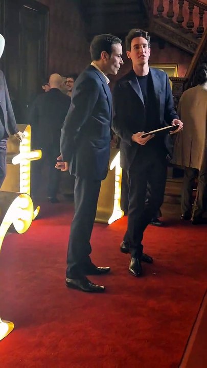 Vidéo - Anthony Delon - Les célébrités fêtent les 130 ans de la maison Berluti lors de la Fashion Week Masculine prêt-à-porter Automne/Hiver 2025-2026 à Paris, le 22 janvier 2025. © Olivier Borde / Bestimage