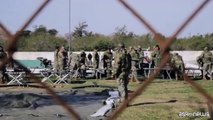 Marina messicana costruisce un campo per migranti vicino confine Usa
