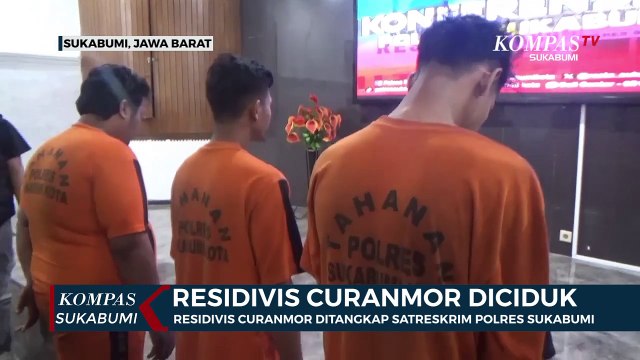 Residivis Curanmor Ditangkap Satreskrim Polres Sukabumi