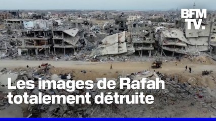 Gaza: les images des dégâts à Rafah après 15 mois de guerre