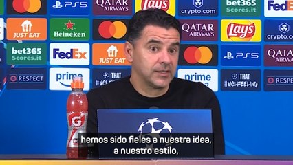 RUEDA de PRENSA de MICHEL tras caer ELIMINADO en CHAMPIONS | MILAN vs GIRONA