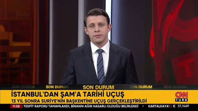 13 yıl sonra yeniden: THY'nin Şam seferleri başladı