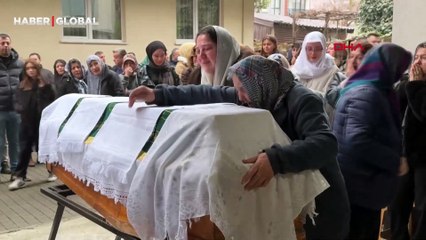 Yangın faciasında 12. kattan atlayan Şevval Şahin’in cenazesinde gözyaşları sel oldu