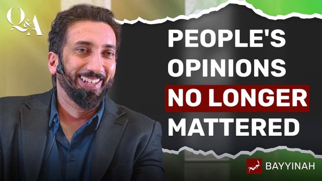 Quran _ Praying Taught Me to Be Confident _ Q_A With Nouman Ali Khan