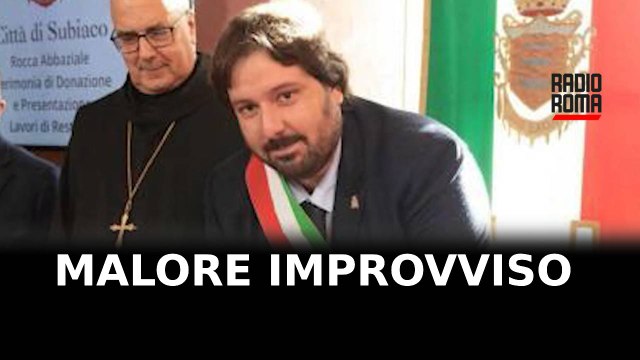 Muore per malore improvviso a 38 anni sindaco di Subiaco