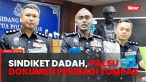 Polis Johor tumpas sindiket edar dadah, palsu dokumen peribadi