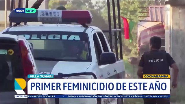 ​Fiscalía investiga la muerte de una mujer en Villa Tunari, su pareja está aprehendida y es investigada por feminicidio 