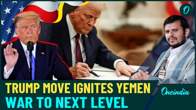 Trump Redesignates Houthis As Terrorists For Targeting U.S. Warships, Escalates Yemen Conflict
