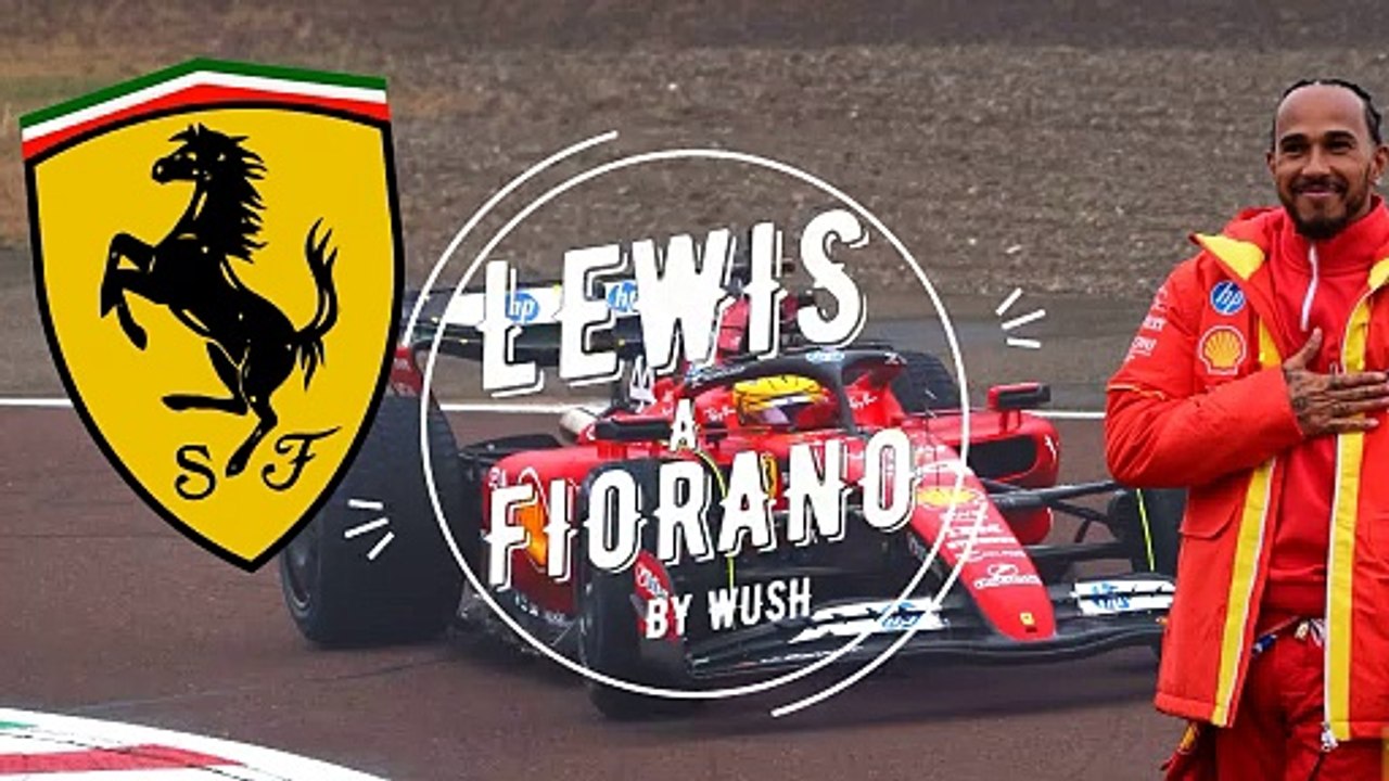 Sir LEWIS HAMILTON sulla FERRARI F1 a Fiorano Maranello! LEWIS drives a Ferrari for the first time