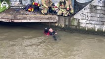 Un homme sauvé de la noyade dans le canal Bruxelles-Charleroi