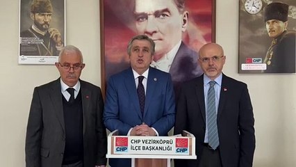 CHP’li Murat Çan: “Vezirköprü’nün çektiği bütün çileler, iktidarının eseridir”