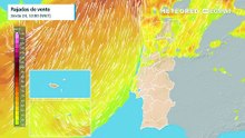 Depressão Herminia provocará rajadas quase com força de furacão nestas zonas de Portugal