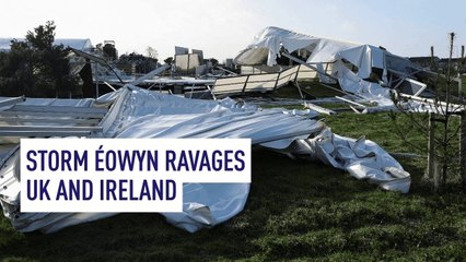 Storm Éowyn ravages UK and Ireland