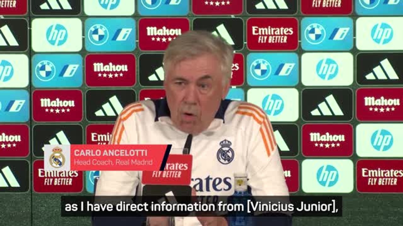 Vinicius 'happy' at Real Madrid despite Saudi links - Ancelotti