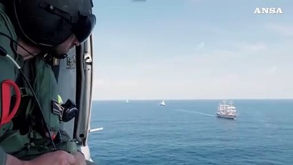 L'Amerigo?Vespucci in arrivo a Gedda, 33/a tappa del tour mondiale