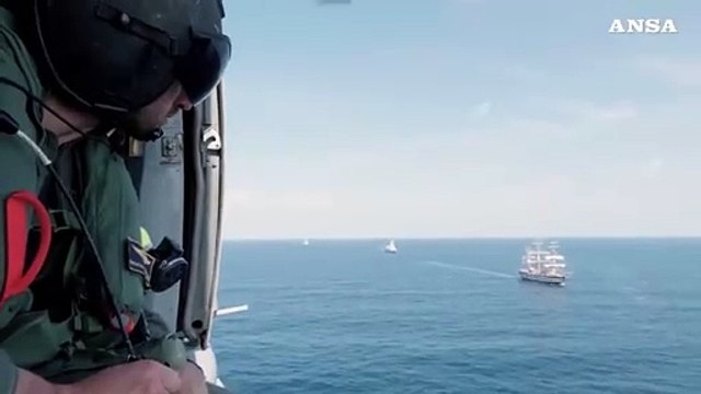 L'Amerigo?Vespucci in arrivo a Gedda, 33/a tappa del tour mondiale