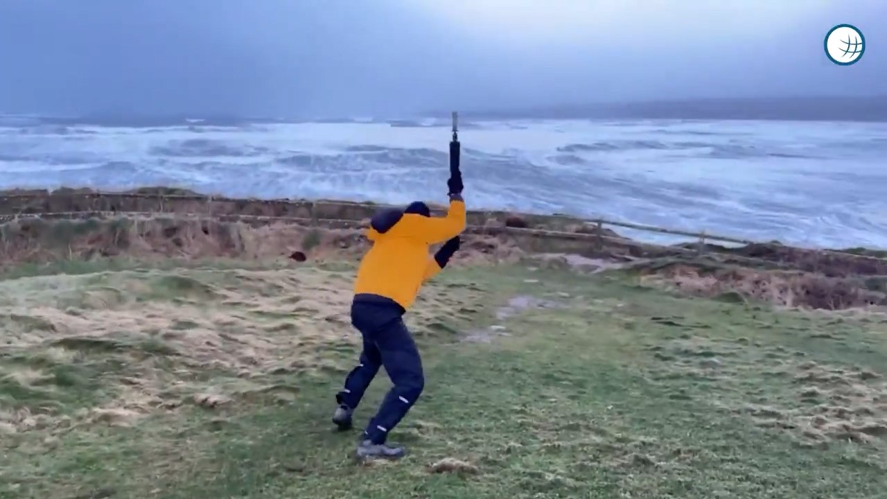 Weather trackers battle against Storm Éowyn to measure record 118mph wind