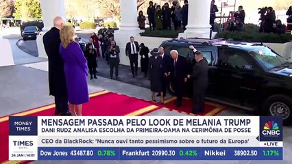 Dani Rudz revela mensagem por trás do look de Melania Trump na posse presidencial dos EUA