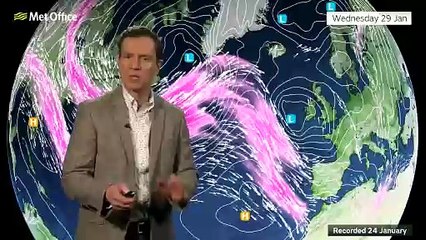 Met Office 14 day weather outlook 24/01/2025