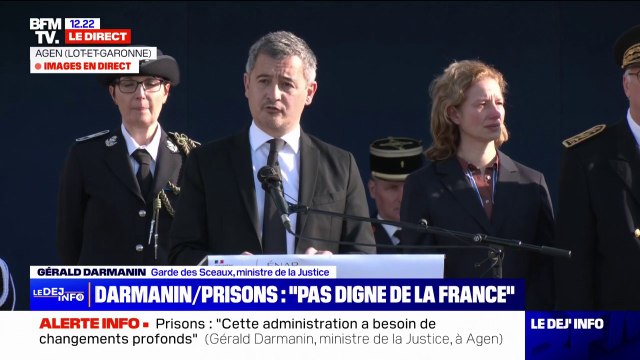 Gérald Darmanin: “Une fois condamnées définitivement, il n’y a pas de raison que des personnes non-françaises restent dans nos prisons”