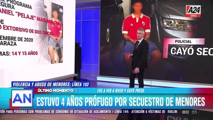 Detención en un partido de River: cayó un secuestrador en la cancha