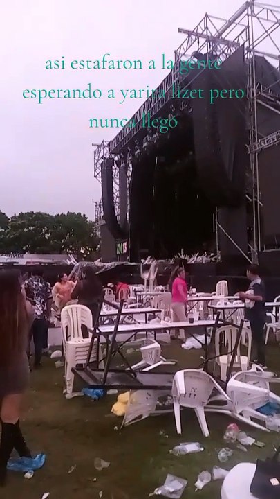 Estafaron a la gente